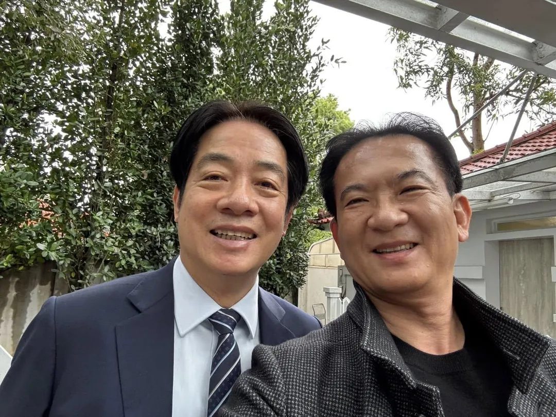 賴清德和林俊憲。(圖/翻攝賴清德臉書)