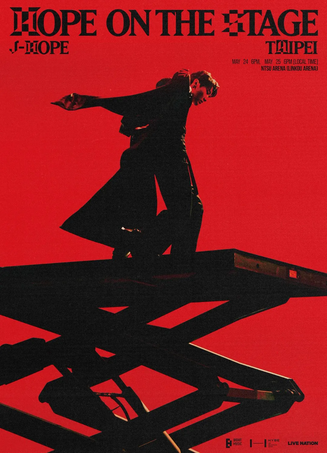 《J-hope Tour ‘HOPE ON THE STAGE’》最高票價台幣9800。（圖／Live Nation Taiwan提供）