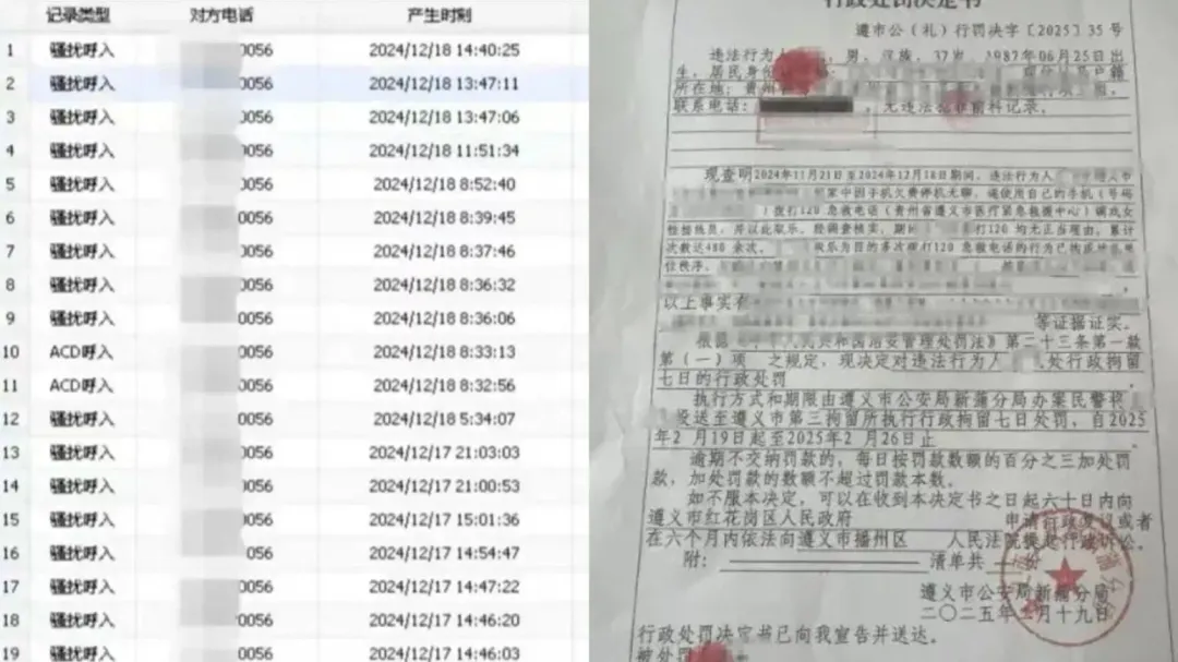王男1個月狂打480通急救電話「撩妹取樂」。（圖／翻攝新聞晨報）