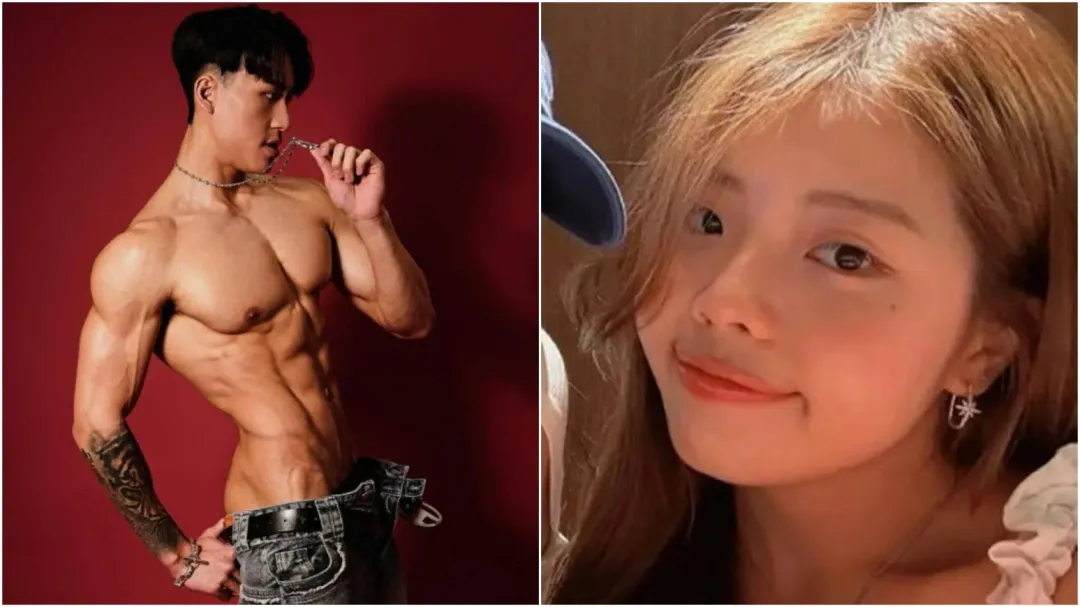 William（左）坦承偷吃YTR團體小薯茄成員吳冰的妹妹吳泳（右）。（圖／IG）