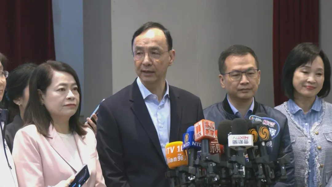 國民黨主席朱立倫。（圖／中天新聞）