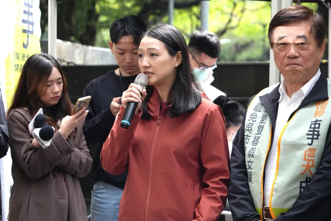 「憶事吳成」罷免領銜人劉思吟表示罷免連署補件已將近完成。(圖/中天新聞)