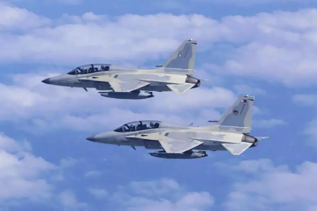 菲律賓空軍FA-50戰機資料照，非涉事飛機。（圖／美聯社）