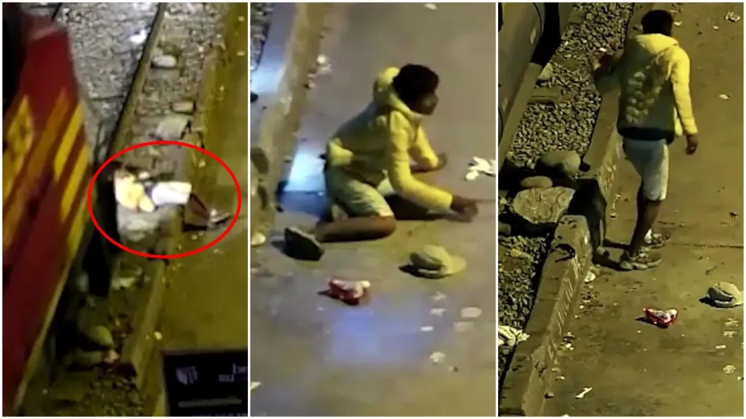 秘魯一名男子遭火車輾過後,竟還能自行爬起走路。(圖/路透社)