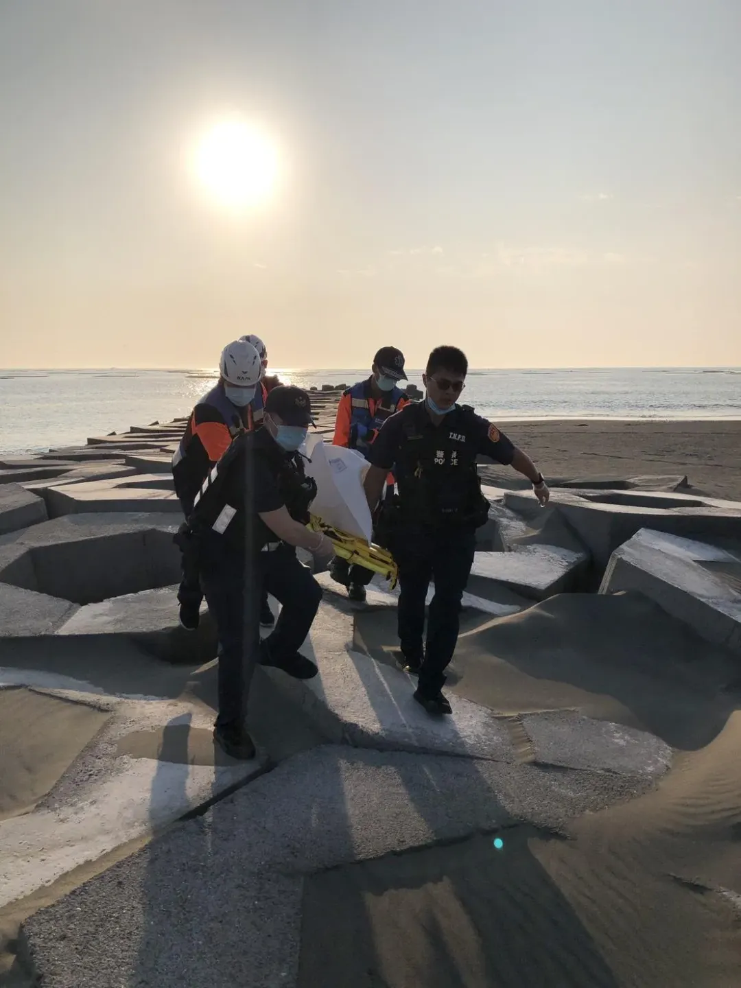 台南驚傳有溺水意外。（圖／翻攝畫面）