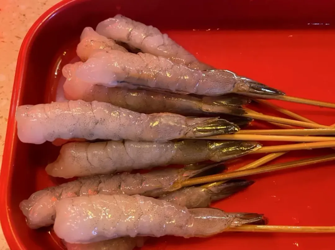 蝦仁串。（圖／黃宏輝提供）