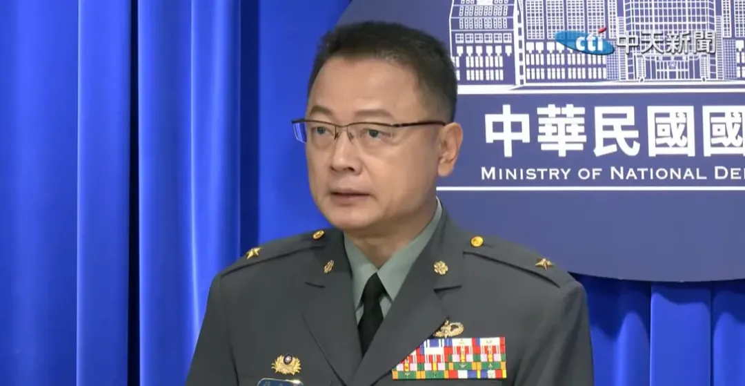 國防部軍事新聞處長孫立方少將。（圖／中天新聞）