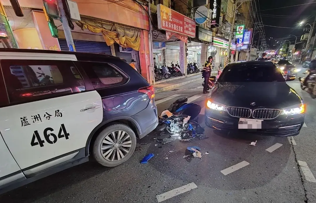 車禍現場。（圖／翻攝畫面）