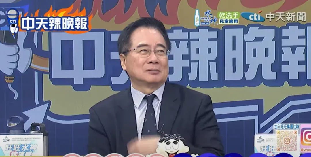蔡正元18日上《中天辣晚報》。(圖/中天新聞)