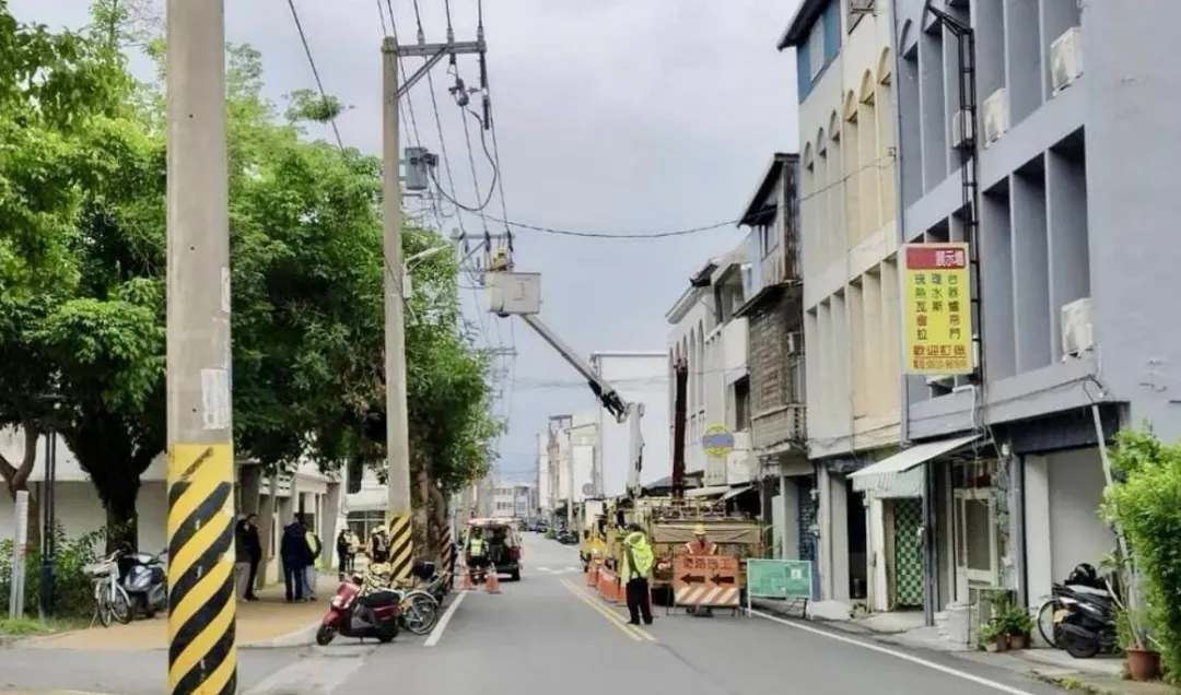 花蓮玉里台電1施工人員遭電弧灼傷送醫。（圖／中央社）