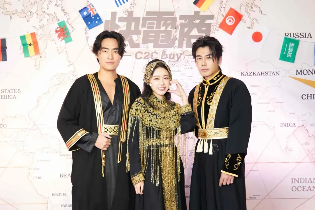 Vic陳雋希、丫頭詹子晴、創辦人森田。（圖／快電商提供）