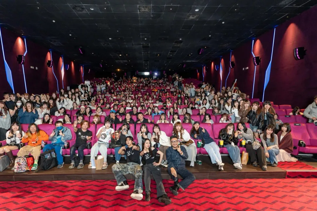 婁峻碩（左起）、李沐與導演簡學彬出席《器子》映後活動。（圖／華映娛樂 提供）