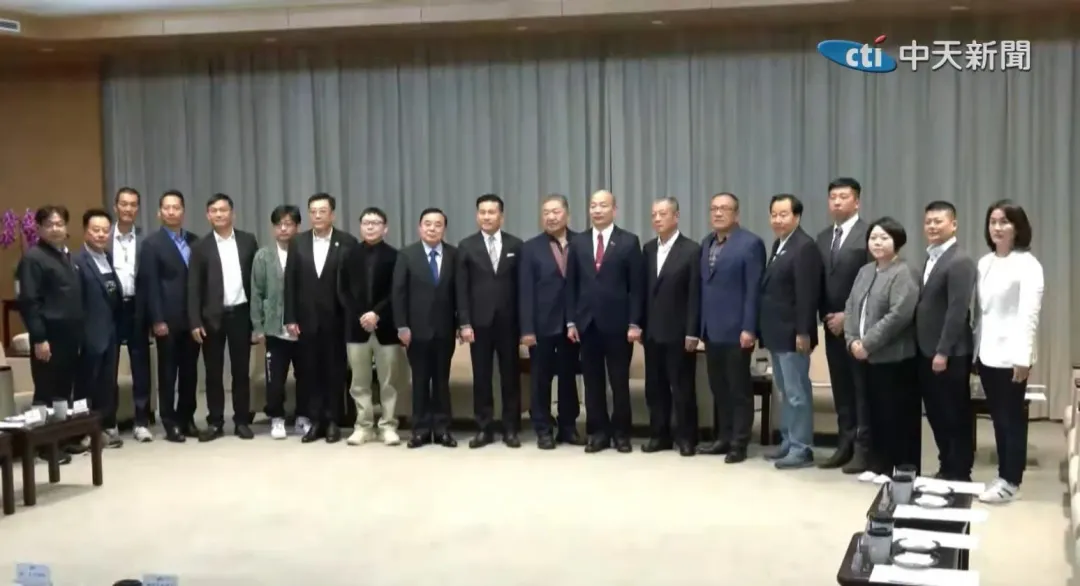 韓國瑜院長與正副議長會晤。(圖/中天新聞)