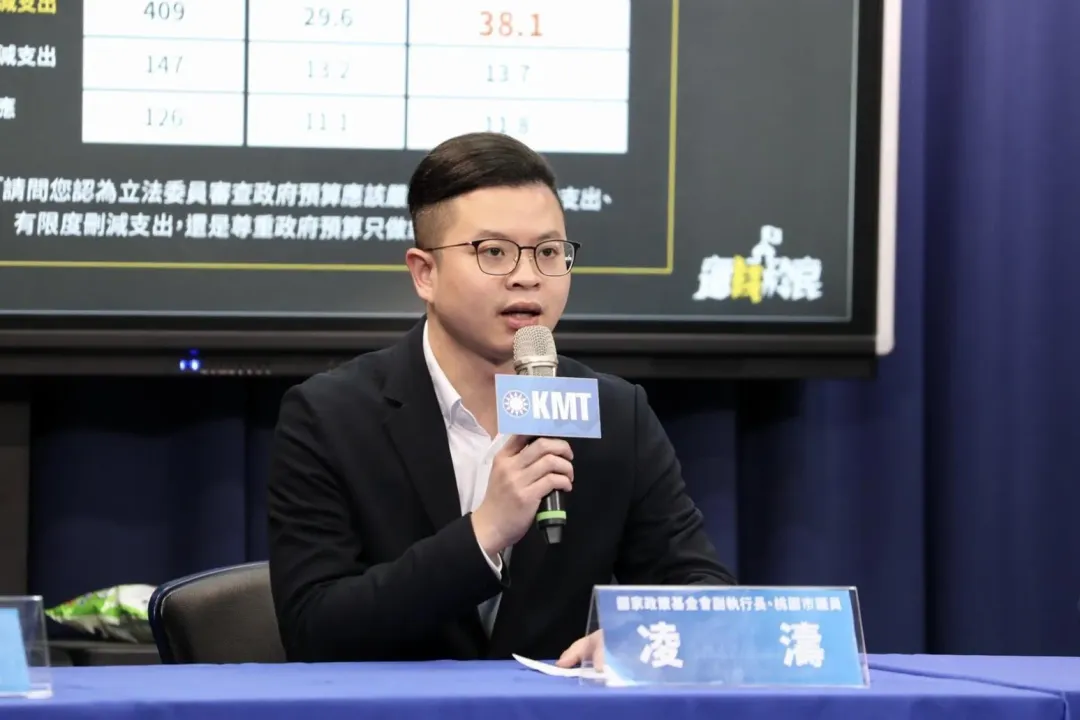 凌濤直言，中選會公告「罷綠8席過關」，是還他一個公道。（圖/國民黨提供）