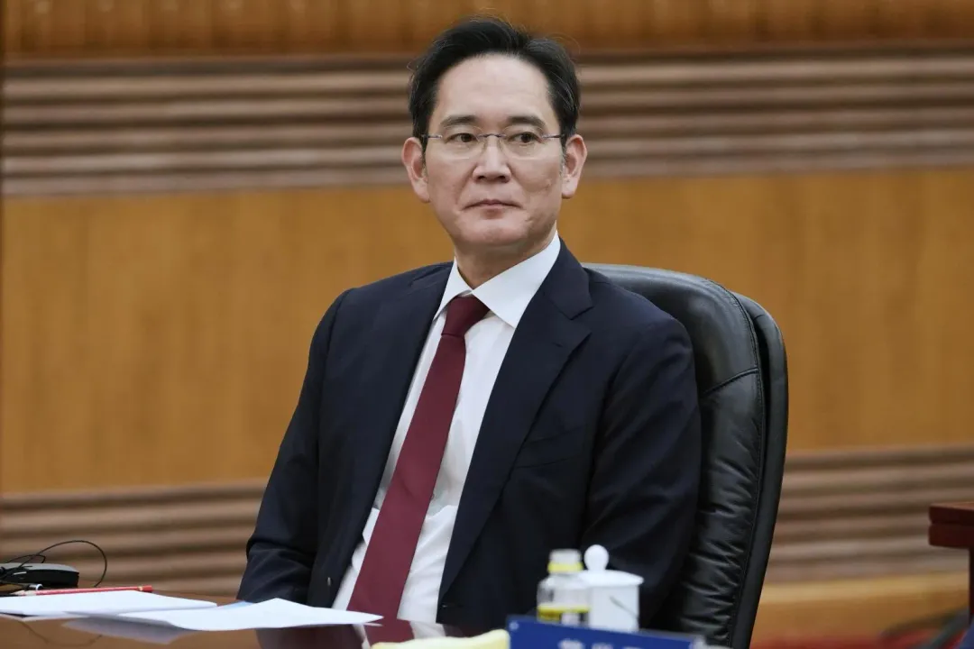 三星電子會長李在鎔出席習近平與國際工商界代表的會面。（圖／美聯社）