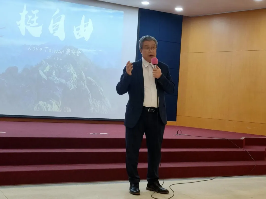 楊烈點名黃安「不要回來比較好，最好從台灣除名」。（圖／記者郭竹倩 攝）