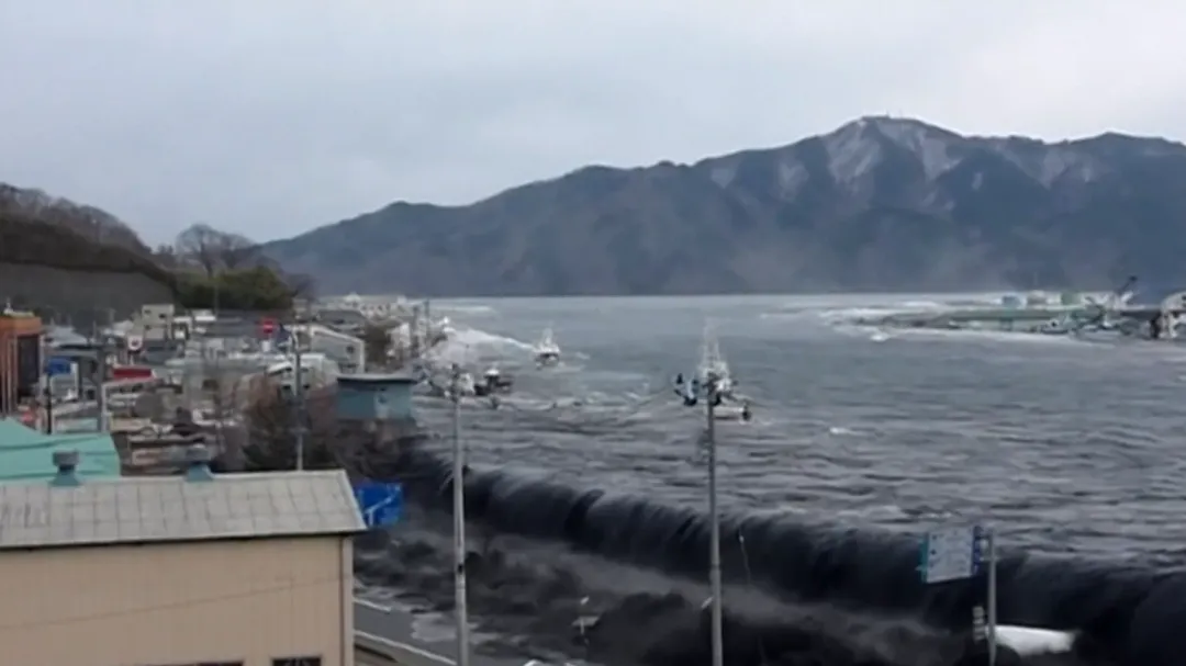 311東日本大地震引發災難性海嘯。(圖/路透社)