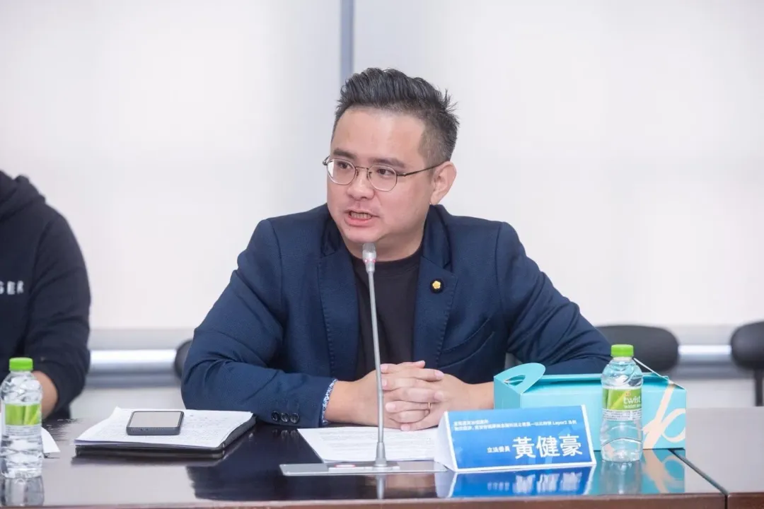 黃健豪今上午於立法院交通委員會質詢。（圖/黃健豪辦公室提供）
