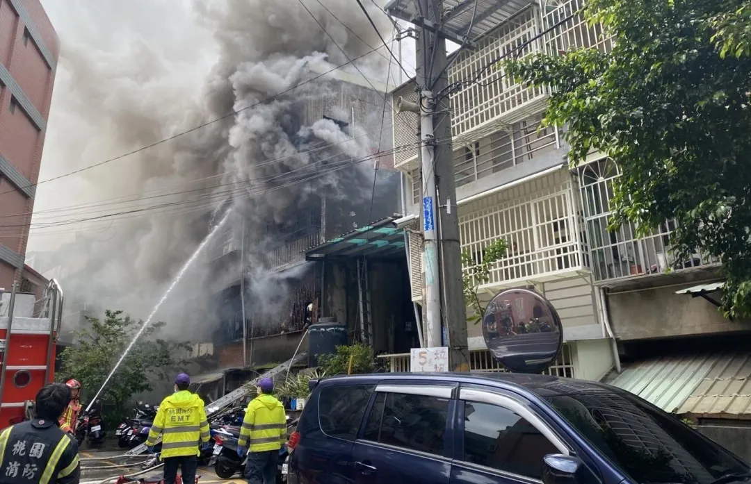 新北鶯歌死亡火警竟是屋主放火。（圖／翻攝畫面）