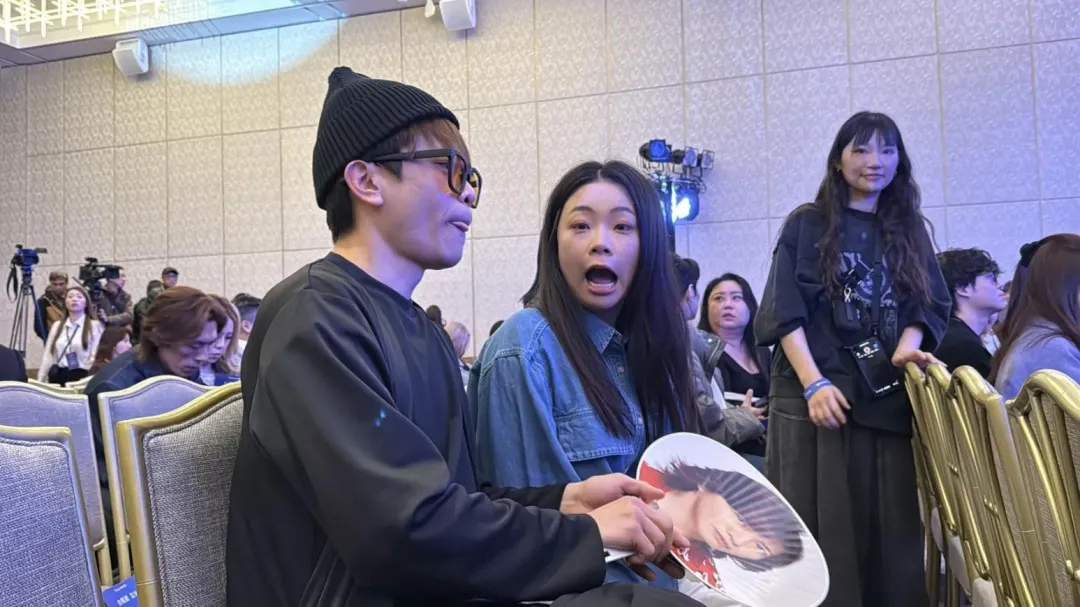 蔡阿嘎與二伯追星木村拓哉。(圖/記者陳曉涵攝)