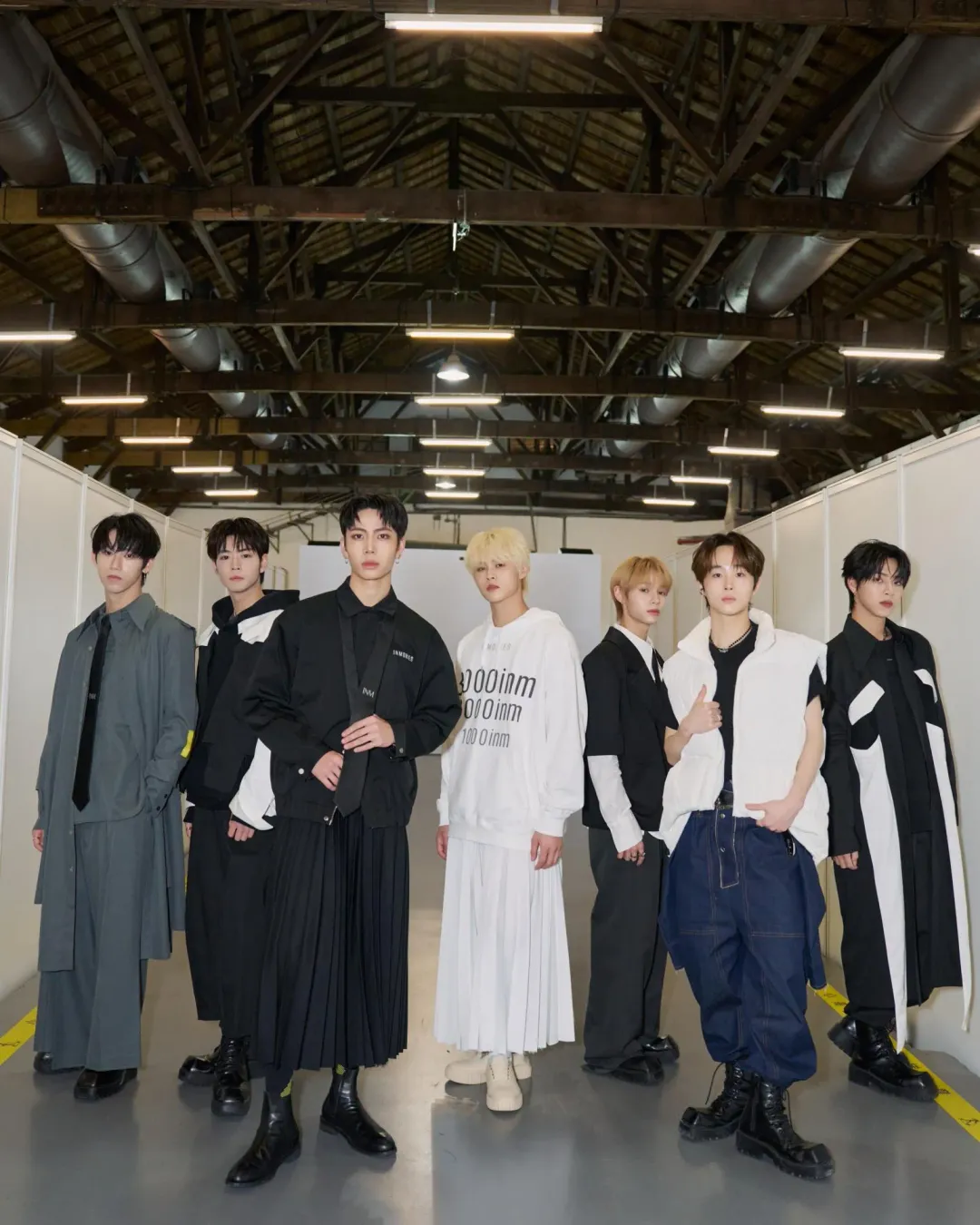 男團SEVENTOEIGHT。左至右：义翔、學駿、柏佑、美祥、帝翁、鎮佑、麒文。（圖／天空娛樂提供）
