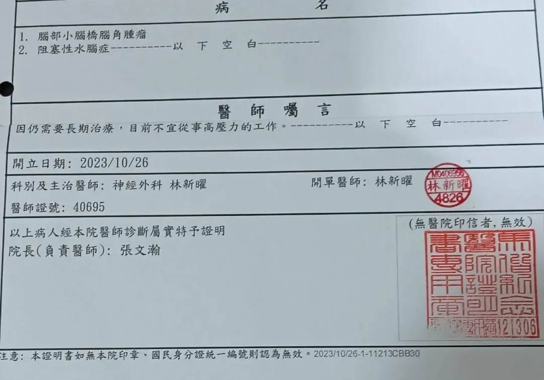 徐亨開刀。(圖/翻攝自臉書徐亨-鐵粉團隊-鐵亨團)