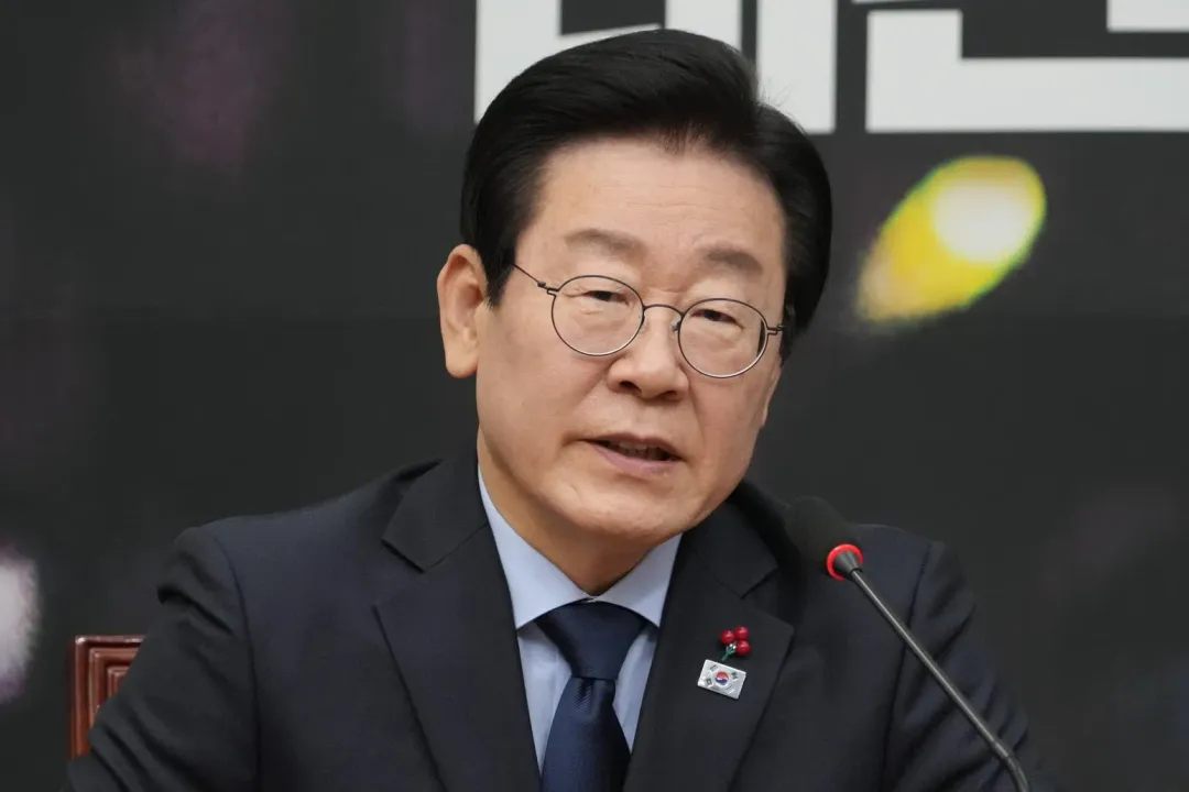 「共同民主黨」代表李在明。（圖／美聯社）