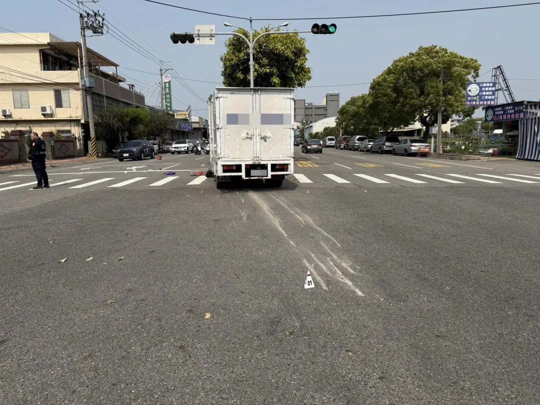 台中大雅車禍現場。（圖／中天新聞）