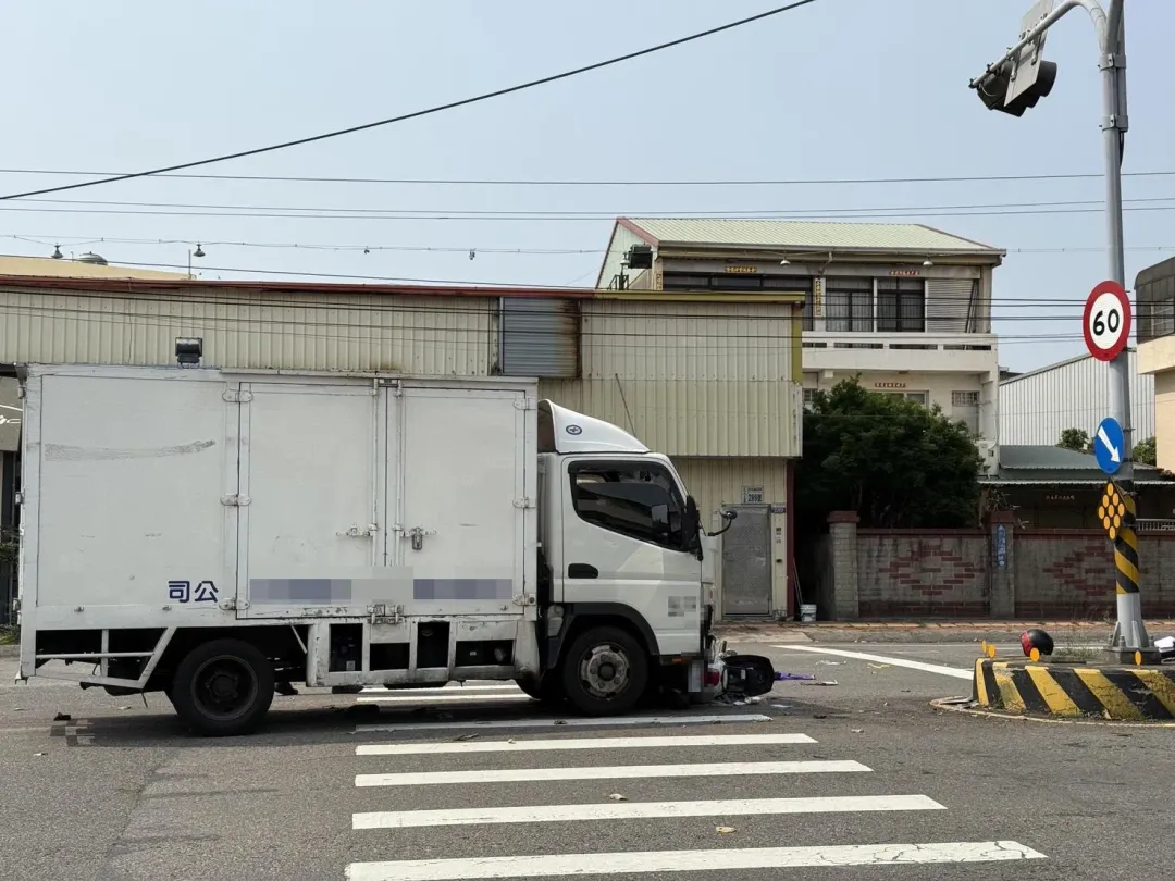 台中大雅車禍現場。（圖／中天新聞）