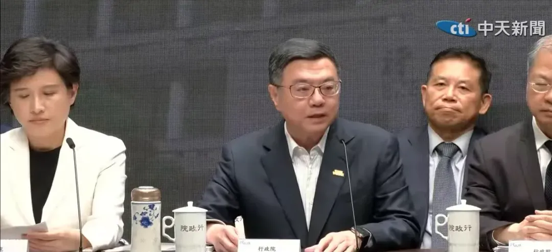 行政院長卓榮泰日前表明希望邀國會朝野黨團共商國是後，今（6日）下午首度主動邀請三黨黨團總召會商因應之道，盼凝聚共識共同面對危機。（圖／中天新聞）