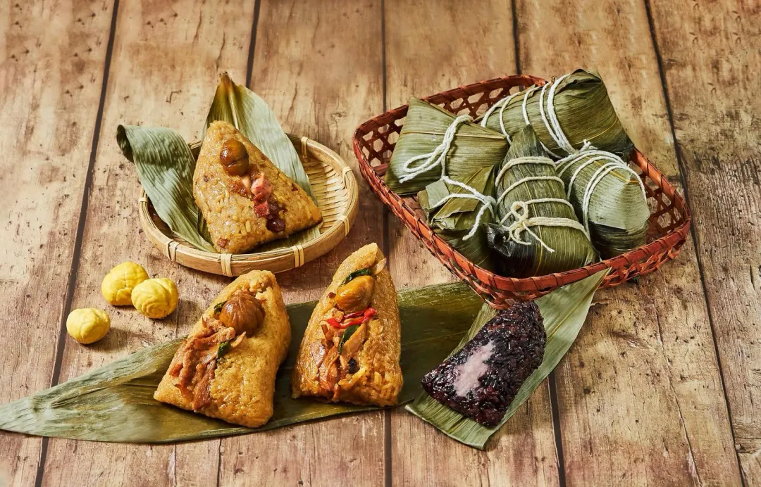 祥和蔬食今年推出三種特色素粽。（圖／祥和蔬食提供）