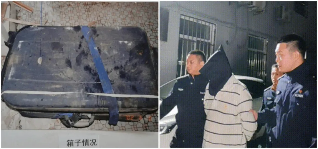 2002年6月17日青島一處住宅發現女性箱屍案,23年後逮捕死者男友(圖右白衣者)。(圖/翻攝微博)
