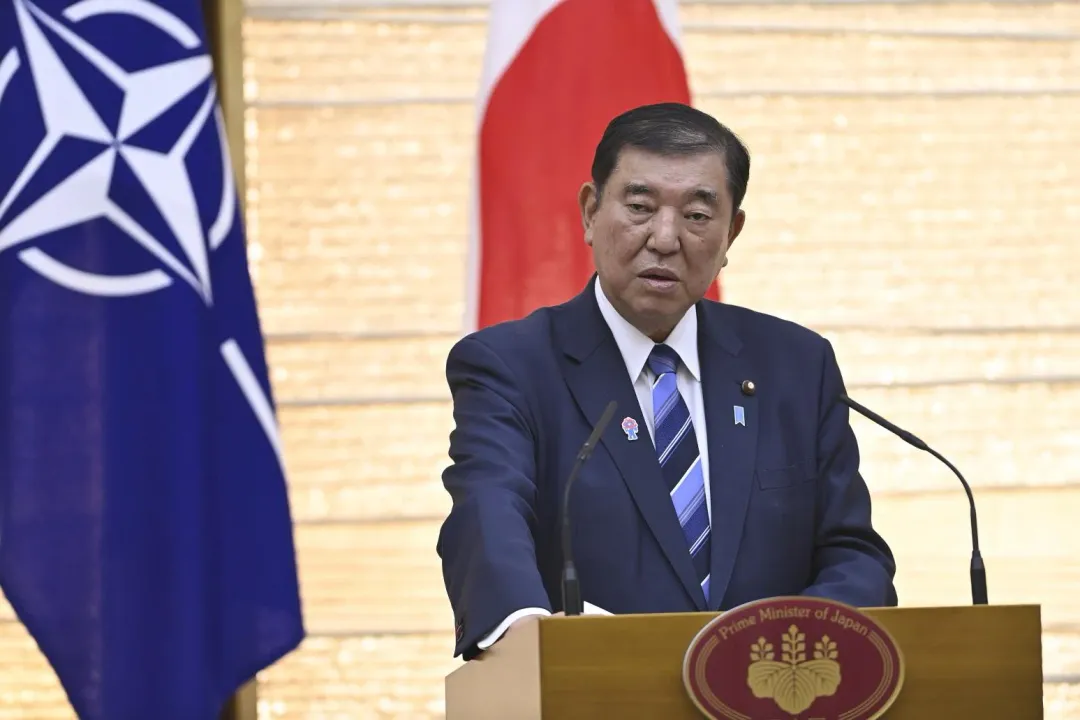 日本首相石破茂。（圖／美聯社）