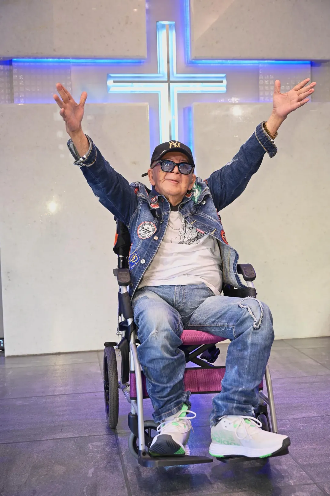 林松義過去2年間經歷3次髖關節手術。(圖/社團法人台灣優質生命協會 提供)