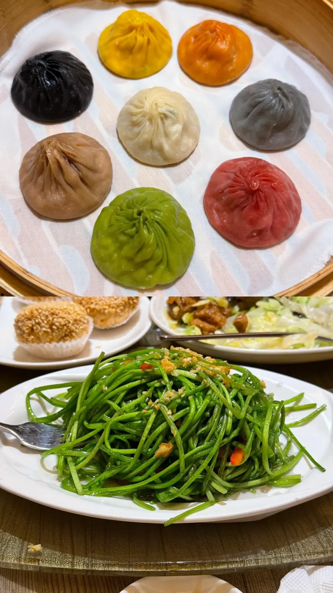 全恩菲大啖台灣美食。（圖／翻攝自全恩菲IG）