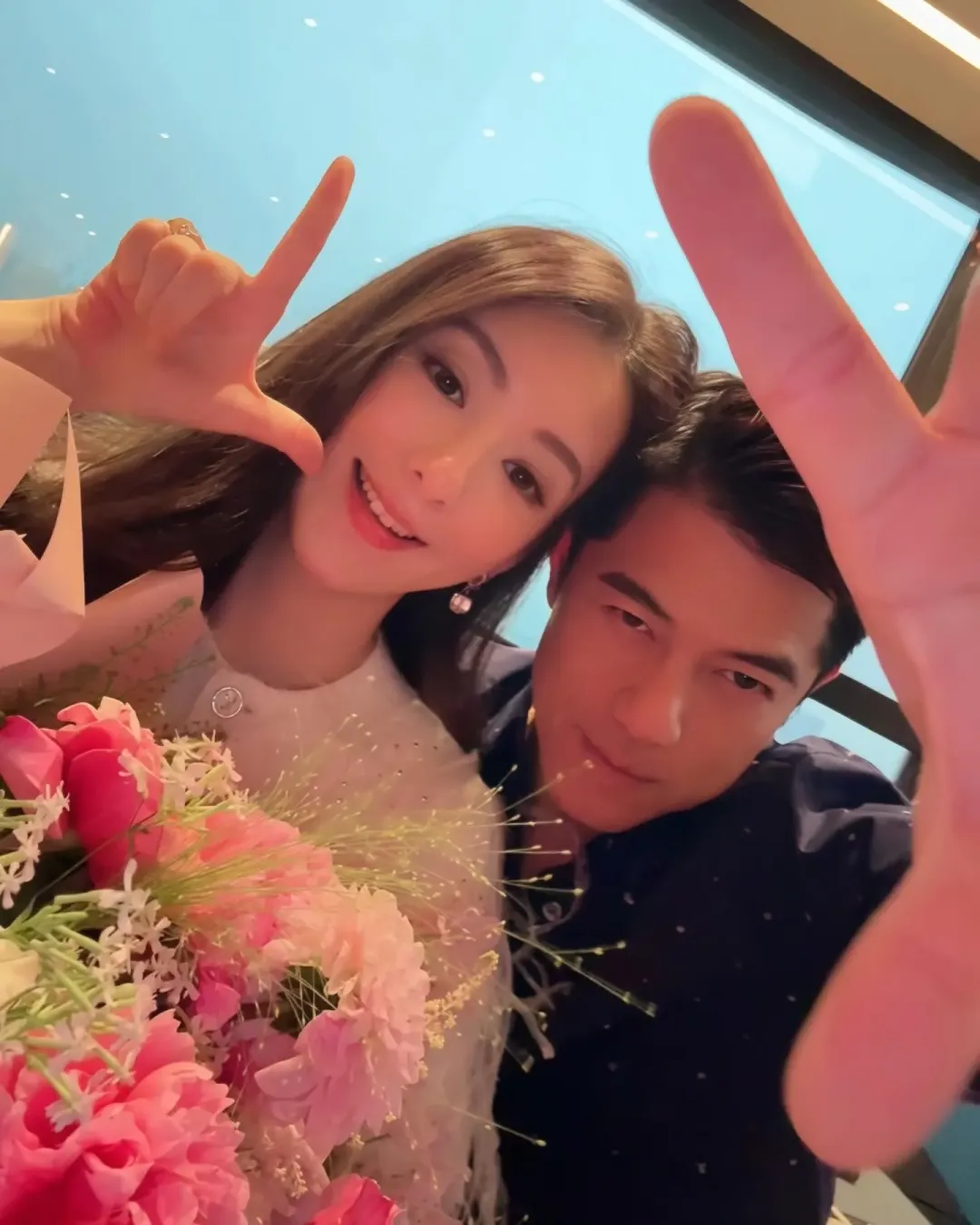 郭富城Threads首發文曬結婚8週年照。(圖/翻攝自郭富城Treads)