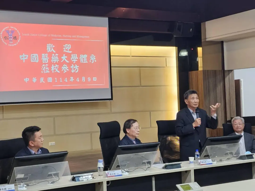 中國醫副執行長陳貽善表示,此合作案不只是財務補助,更是建立一條從學習到就業、再到升學的完整護理人才培育制度。(圖/仁德醫專提供)