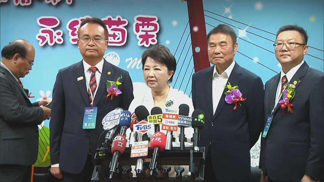 台中市長盧秀燕表示426將共同站上凱道(攝自中天新聞)
