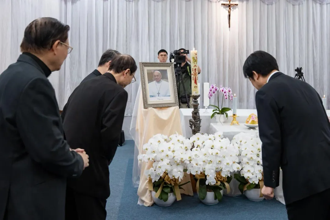 賴清德總統4/23赴教宗靈堂追思 照片來源:賴清德總統臉書