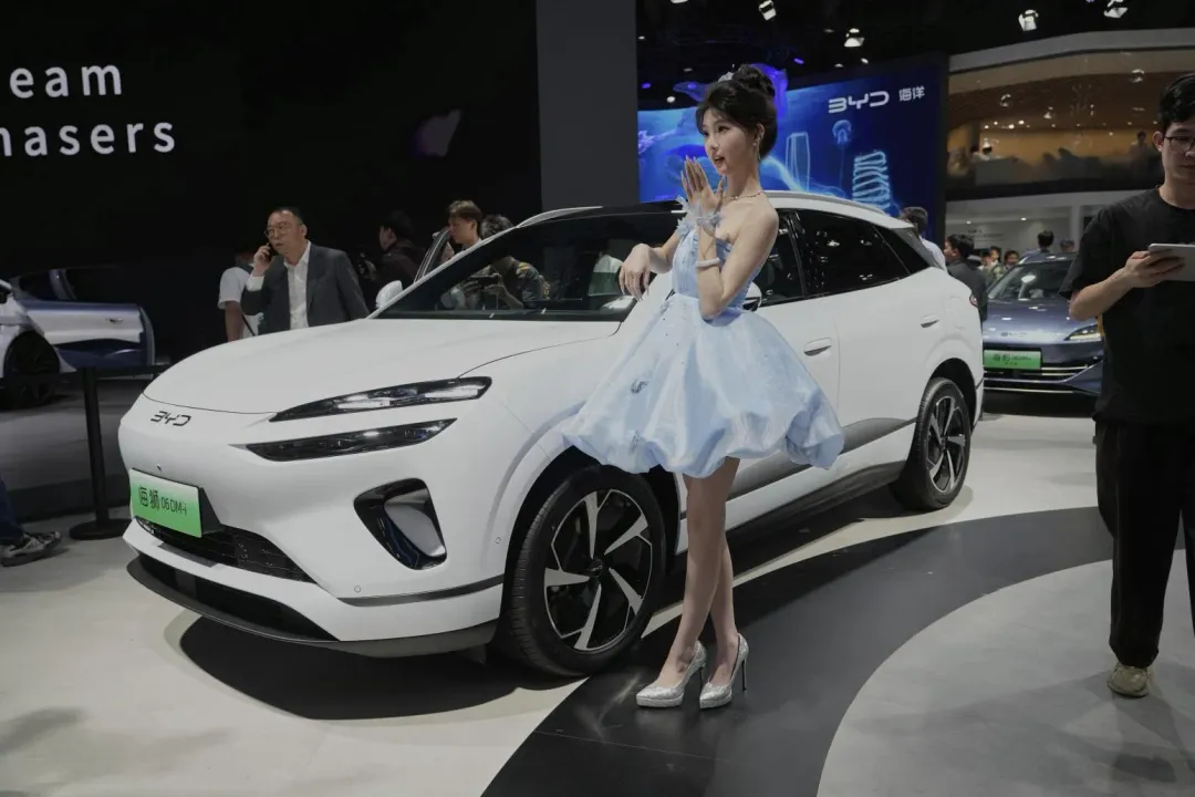 2025年上海車展。（圖／美聯社）