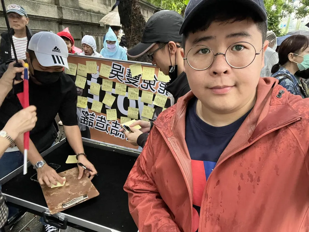 羅智強辦公室主任陳冠安。(圖/陳冠安臉書)
