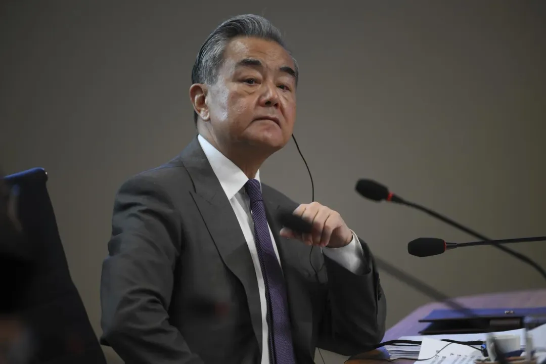 大陸外交部長王毅。（圖／美聯社）