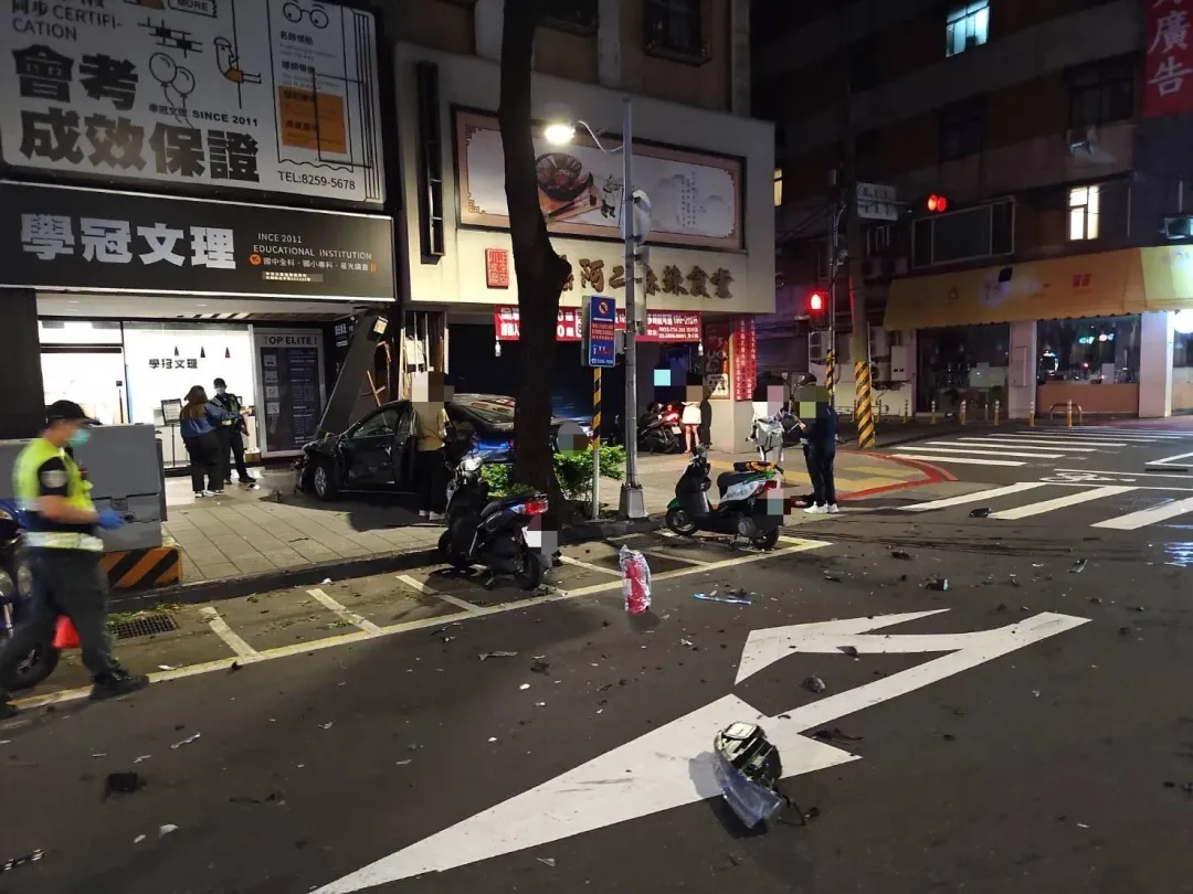 車禍現場。（圖／警方提供，下同）