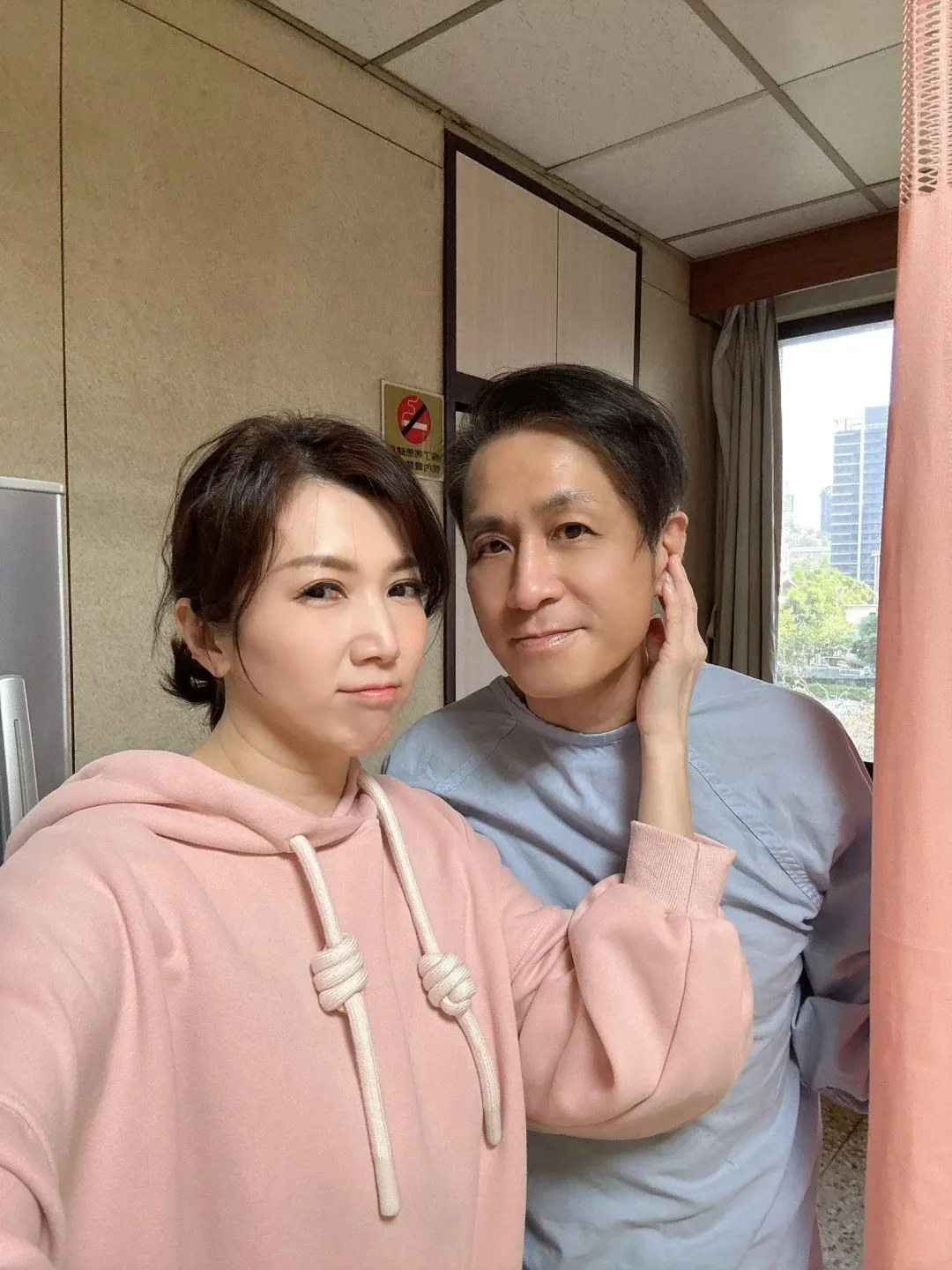 廖家儀老公顱內大面積出血緊急開刀。（圖／翻攝自臉書）