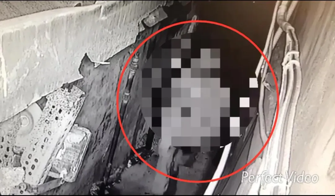 嫌犯闖空門進出被監視器拍下。（圖／翻攝畫面）