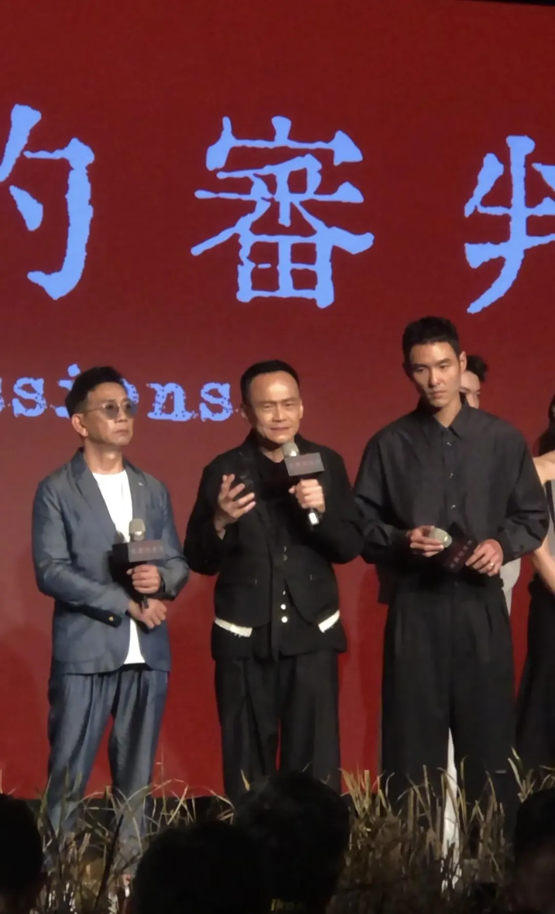 袁富華（左起）、陳以文、阮經天繼《周處除三害》後再合作。（圖／記者郭竹倩 攝）