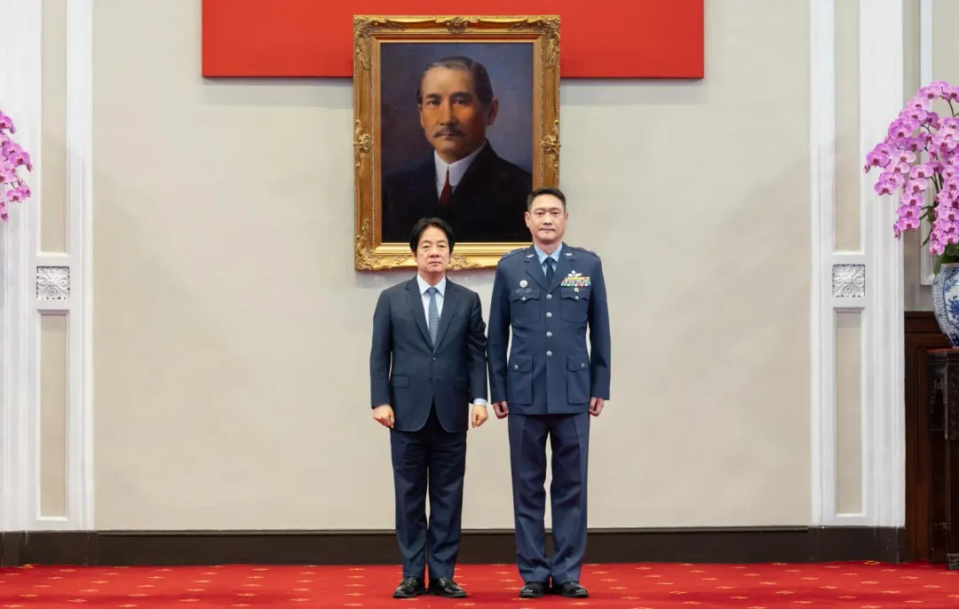 梁沅勝晉升少將。(圖/總統府)