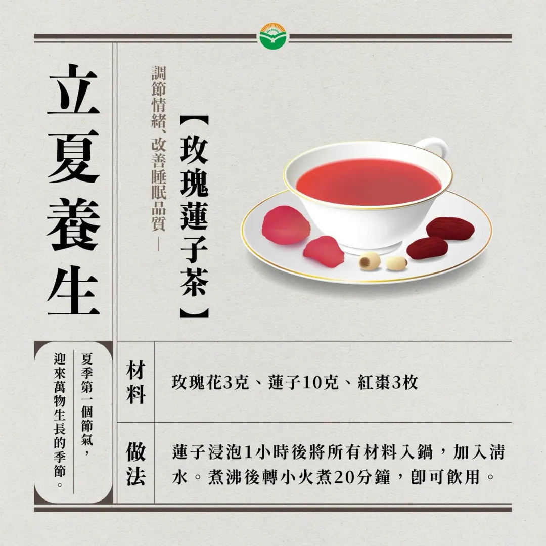 玫瑰蓮子茶。（圖／馬光中醫）
