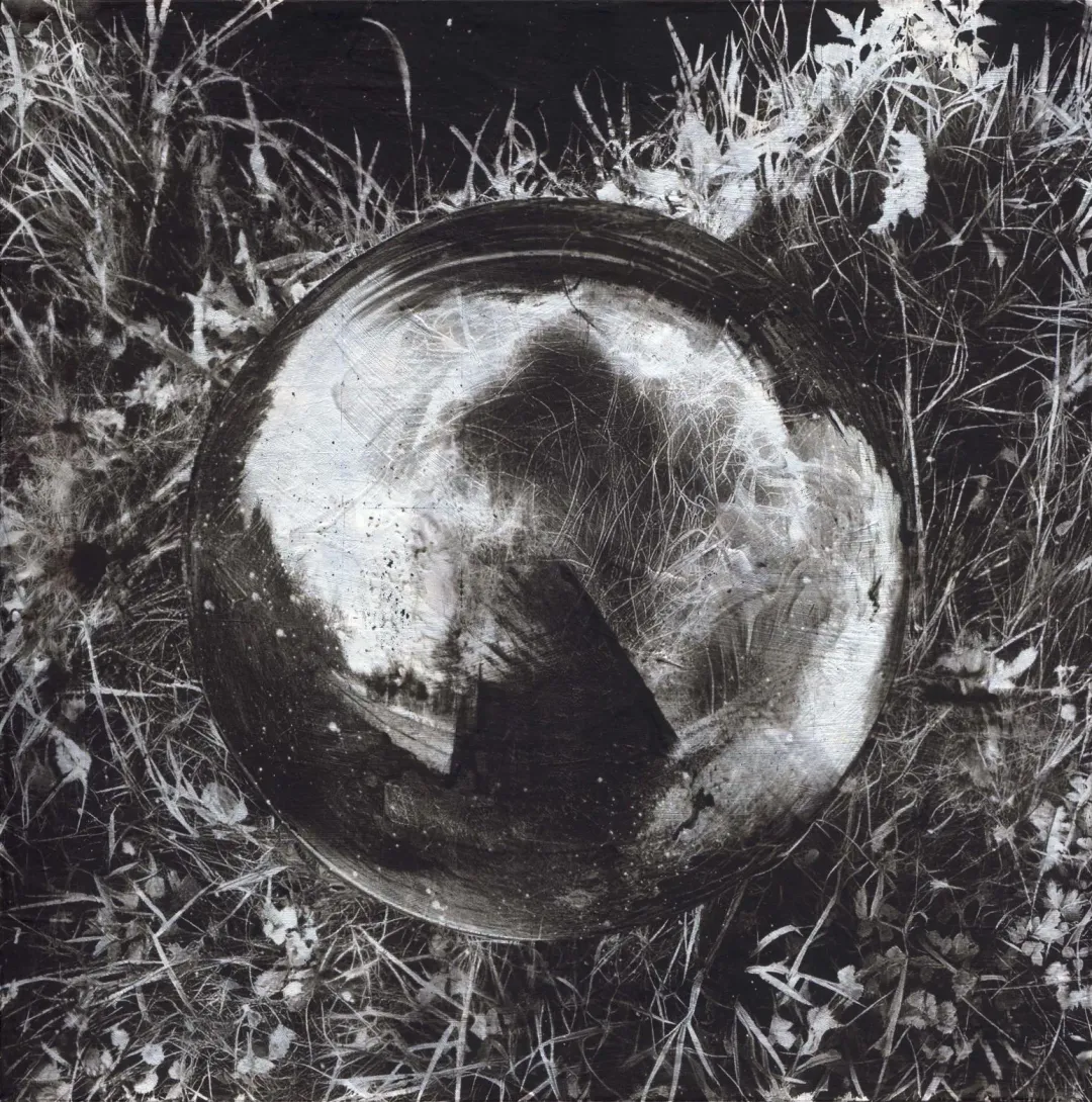 井上有一 Yuichi Inoue(1916-1985)山│1966│146×230cm│墨、纸。(圖/寶吉祥藝術中心提供)