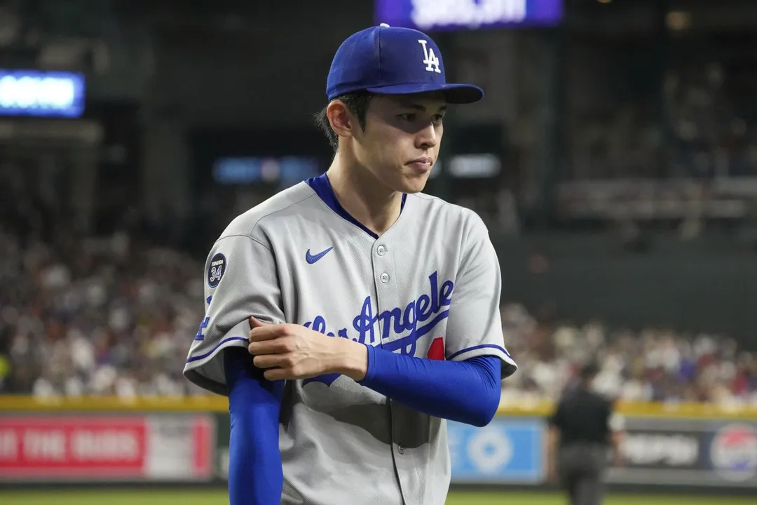佐佐木朗希昨只投了4局就失5分退場。（圖／美聯社）
